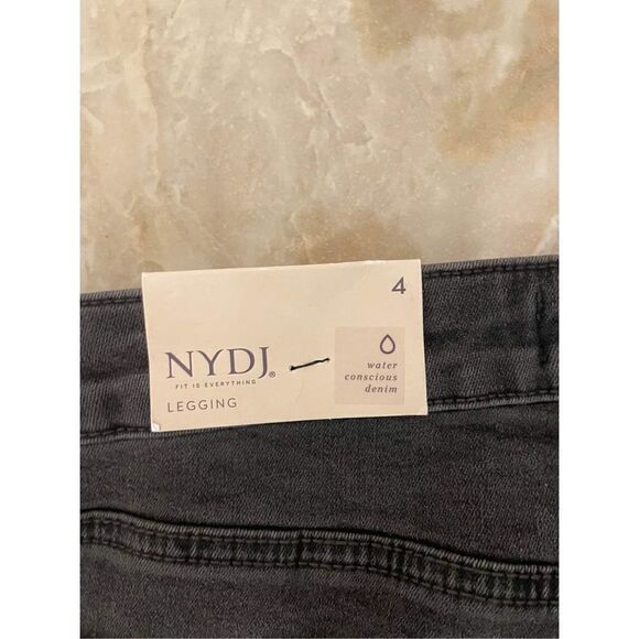 NYDJ Alina Legging Jeans in Black Size 4 - Picture 3 of 5